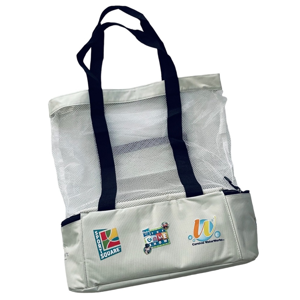 Carnival Cruiseline Beach Bag with Built-In Cooler, NEW, VIFP Club Blue Iguana